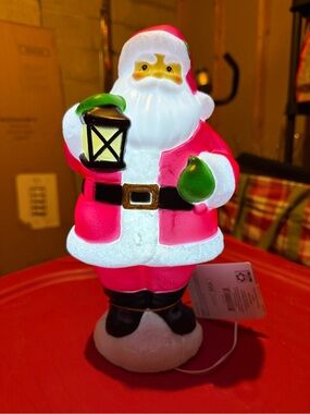 Festive Santa Tabletop LED Mini Mold - Holiday Decor